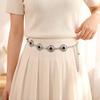 Elegant Hollow Waist Chain for Women - Versatile Fashion Accessory Paired with Skirts