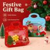 Christmas Self Sealing Gift Handbags Cartoon Santa Claus Snowman Pattern Snack Bag Candy Cookie Packaging Pouch Party Supplies