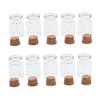 10Pcs Mini Glass Wishing Bottle With Cork Bead Jewelry Containers Diy Decoration