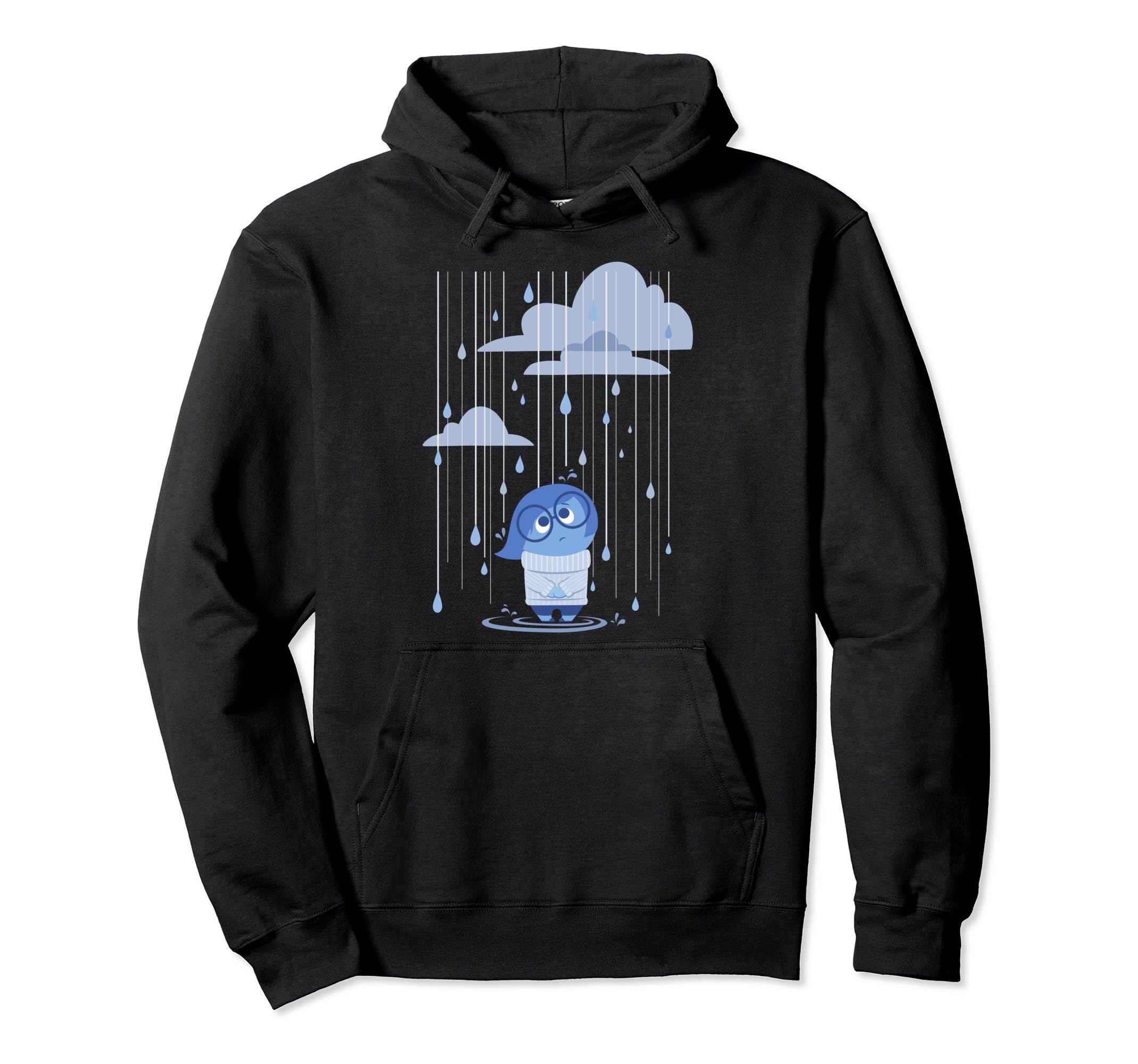 Disney Pixar Inside Out Sad Rain Graphic Sweatshirt Hoodie