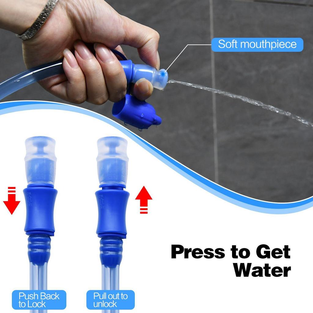 2L Large Capacity PEVA Water Bladder for Outdoor Activities – Hiking, Cycling, Mountaineering