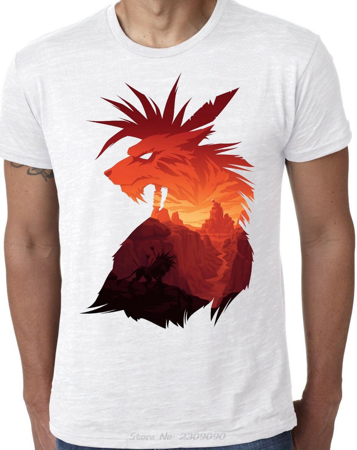 

Final Fantasy 7 Red 13 Xiii T Shirt Unisex Adult Funny Tshirt Men Casual Short Sleeve Cotton T-Shirt Anime Tees Harajuku S разноцветный