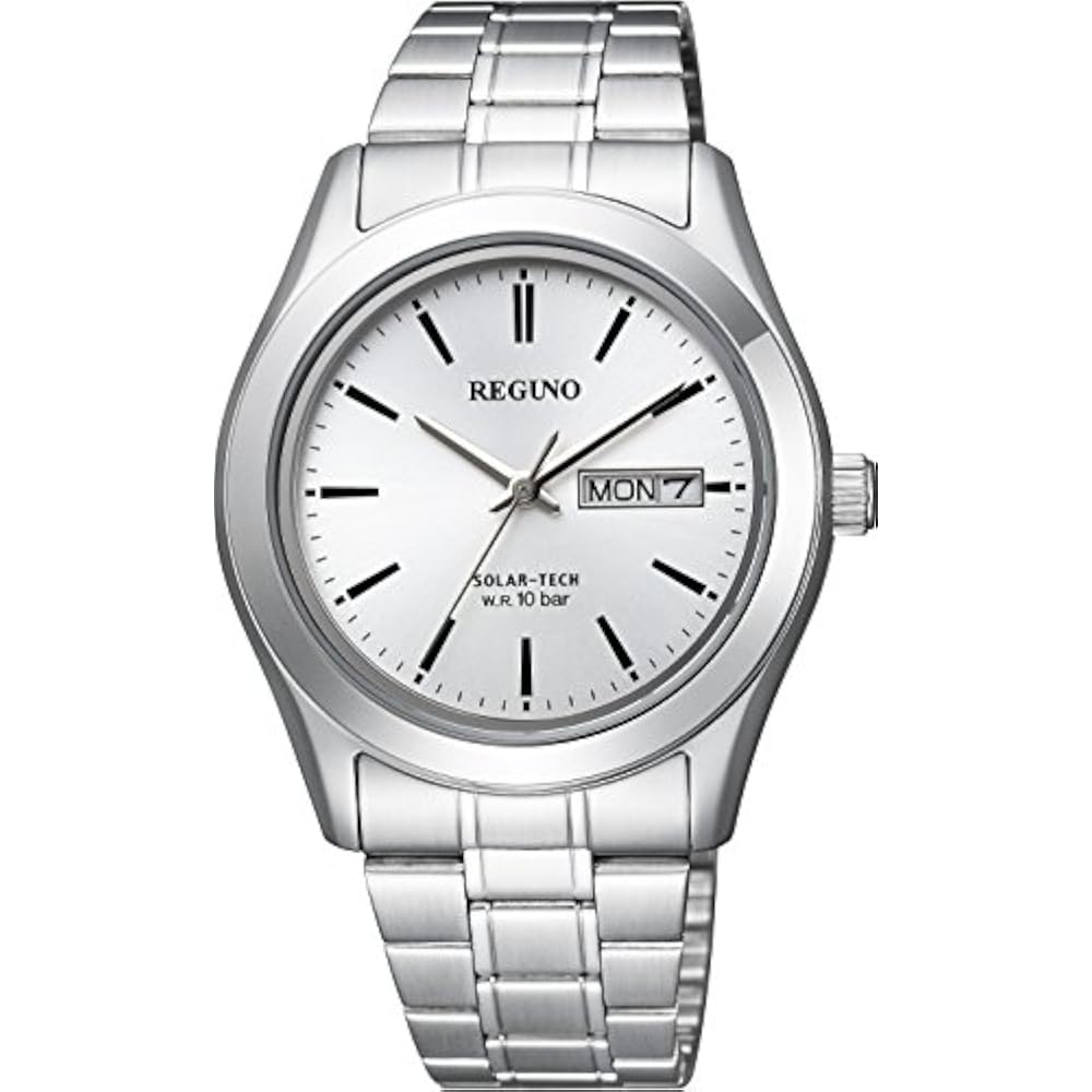 [CITIZEN] KM1-211-11 Solartech Men's Business Analog Date Day Day Second Hand Silver Silver Citiz...