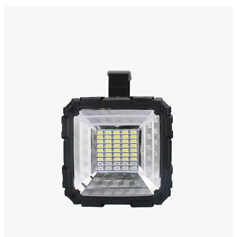 Multi-functional Outdoor High-brightness Dual-head Dual-direction Handheld ABS LED Searchlight USB Rechargeable Output Function