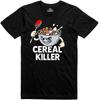 Unisex lustiges neuartiges T-Shirt Cereal Killer Weihnachtsgeschenk Neuheit Tee