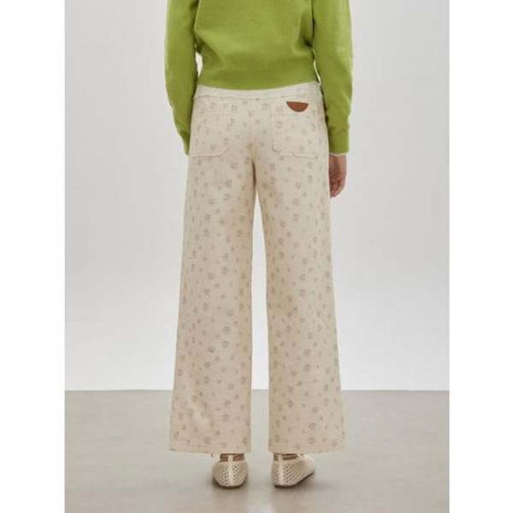 Cc Collect Flower Cotton Pants C261msa003