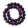 Naturstein Lila Tigerauge Perlen 4 6 8 10 12mm Rund Lose Edelsteinperlen Für Schmuckherstellung DIY Armbänder Halskette Zubehör
