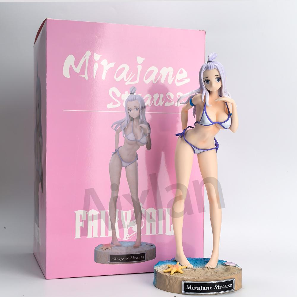 

27CM FAIRY TAIL Anime Figure Mirajane·Strauss PVC Action Model Collectible Model Toys Kid Gift Ornaments cartoon Doll