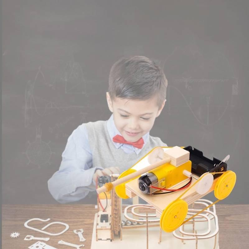 Mini Diy Electric Tank For Kids Stem Educational Science Experiment