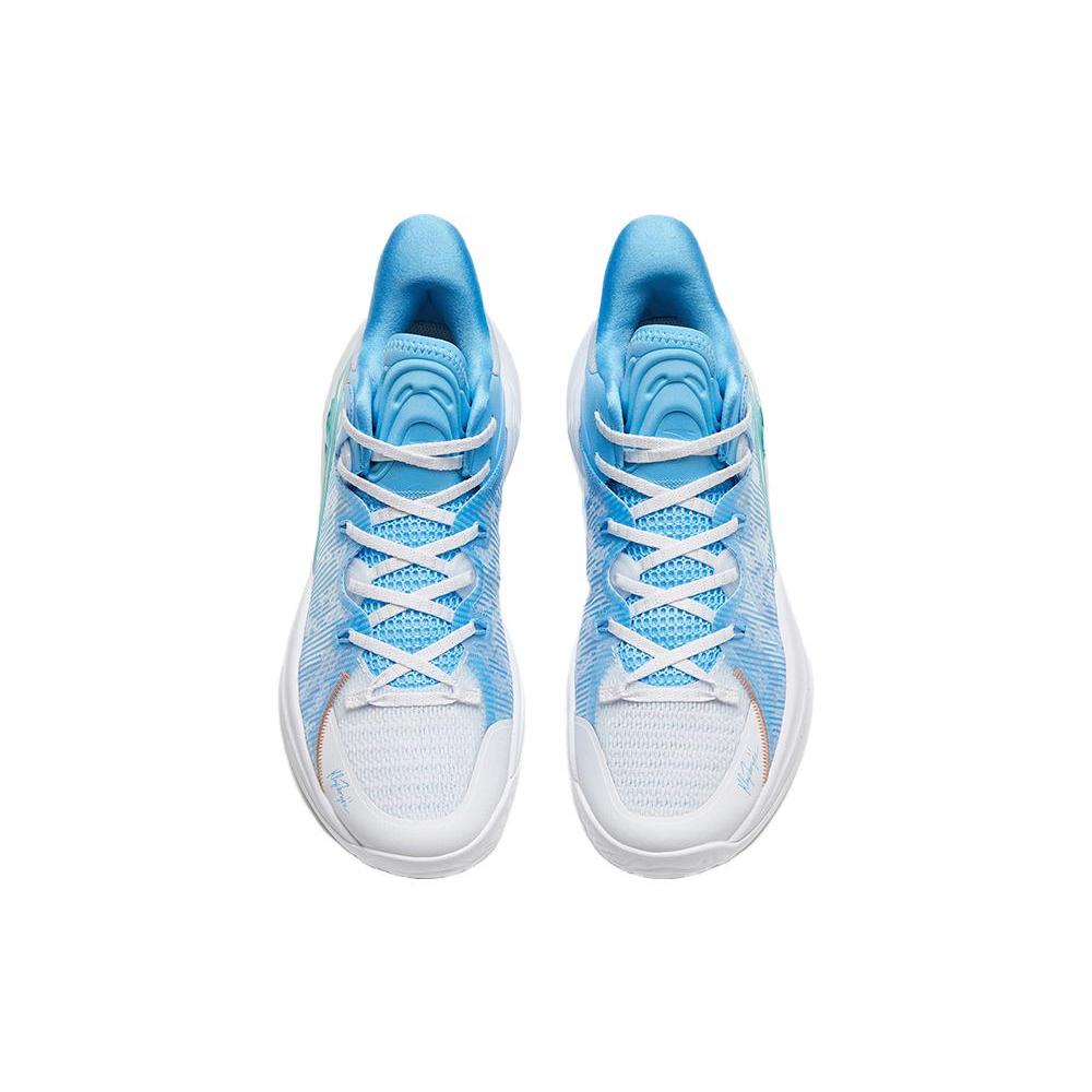 Anta See Mountain 2.5 Cushioning Anti-Slip And Wear-Resistant Low-Top Basketball Shoes Blue White 112321602-1