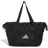 Adidas Duffel Bag, Adidas Sports Bag for Men, EAV47 Black/Silver Metallic (IT2122)