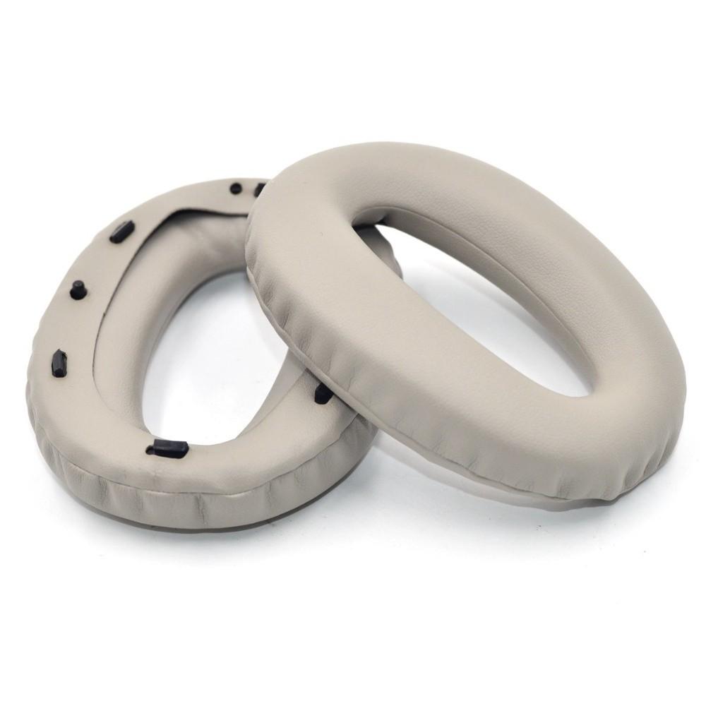 1 Pair Protein Leather Headset Earmuff for Sony WH-1000XM2 / MDR-1000X Headphones Repair