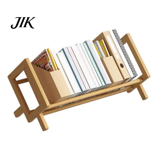High-quality Storage Shelf Desktop Book Bamboo Organizer Rack Office Desk Wooden Magazine Display Tilting Bookcase Holder Stand Home