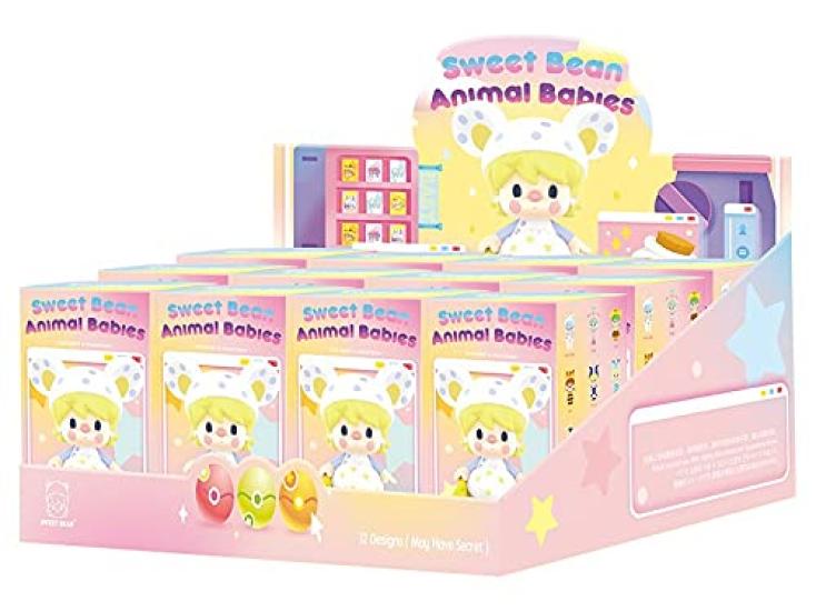 

Серия «Сладкий боб. Детёныши животных». ПВХ и АБС. Фигурки для обмена. Коробка из 12 штук.