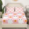 Halloween Ghost Pattern Mattress Three-Piece Digital Printing Mattress Bedding Set Adult Children