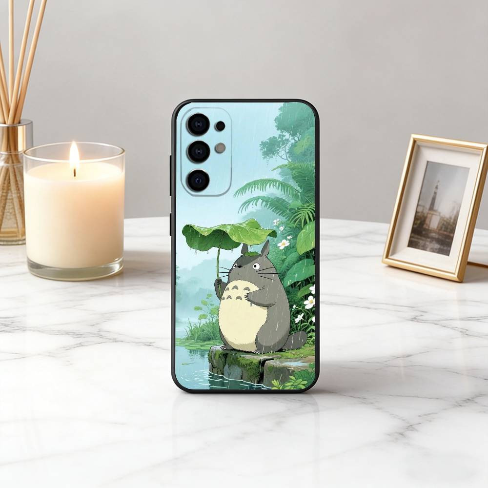

Cute fat cat T-Totoro-ct Phone Case For Samsung S25,S24,S21,S22,S23,S30,Ultra,S20,Plus,Fe,Lite,Note,10,Black Cover Samsung S25ULTRA