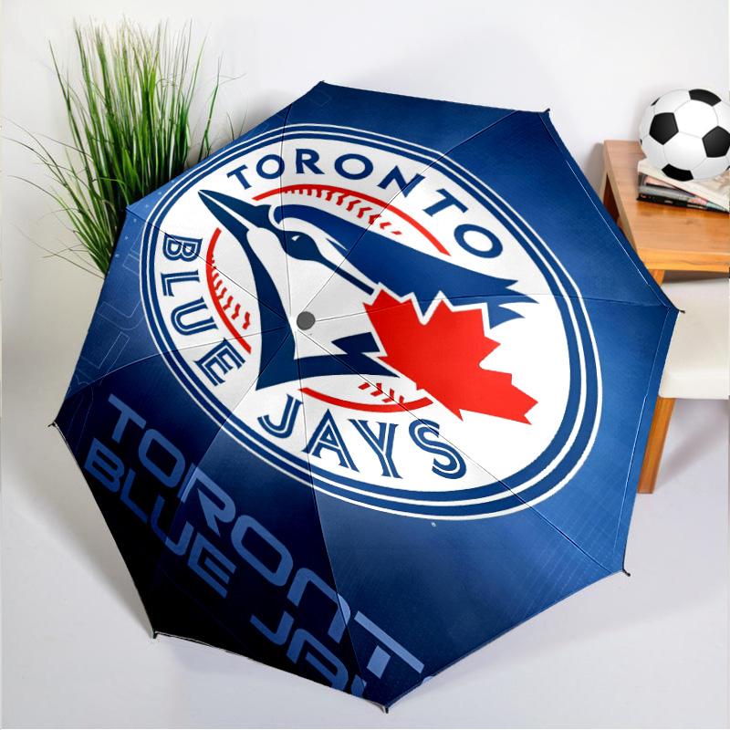 Toronto Jays Umbrella 8-Frame for Travel, Camping, Casual Lightweight Portable Umbrella, Essential for Every Family Holidays Gift