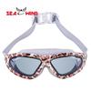 Racing swimming goggles for men and women, colorful medium-frame swimming goggles for adults, high-definition, waterproof, anti-fog, silicone diving