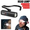 D5 Ear Clip Headlamp Bright LED Headlight Rechargeable Head Flashlight Torch for Fishing Hiking Running Cycling Lights Outdoor