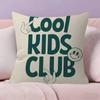 Modern Cartoon Cool Kids Club   Cushion Cover Inches Farmhouse Decor Home Throw Pillow Covers for Couch Decorations