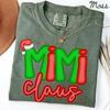 Mimi Christmas Comfort Colors Shirt, Grandma Shirt, New Grandma Tshirt, Santa Tee, Xmas Gifts