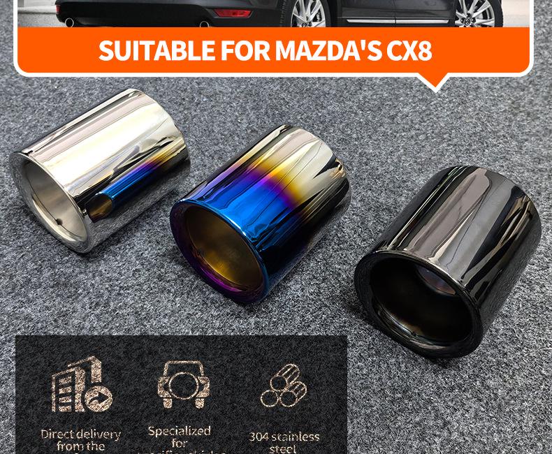Compatible Exhaust Tailpipe for Mazda Scion CX Models (CX3, CX4, CX5, CX6, CX8) 20-25