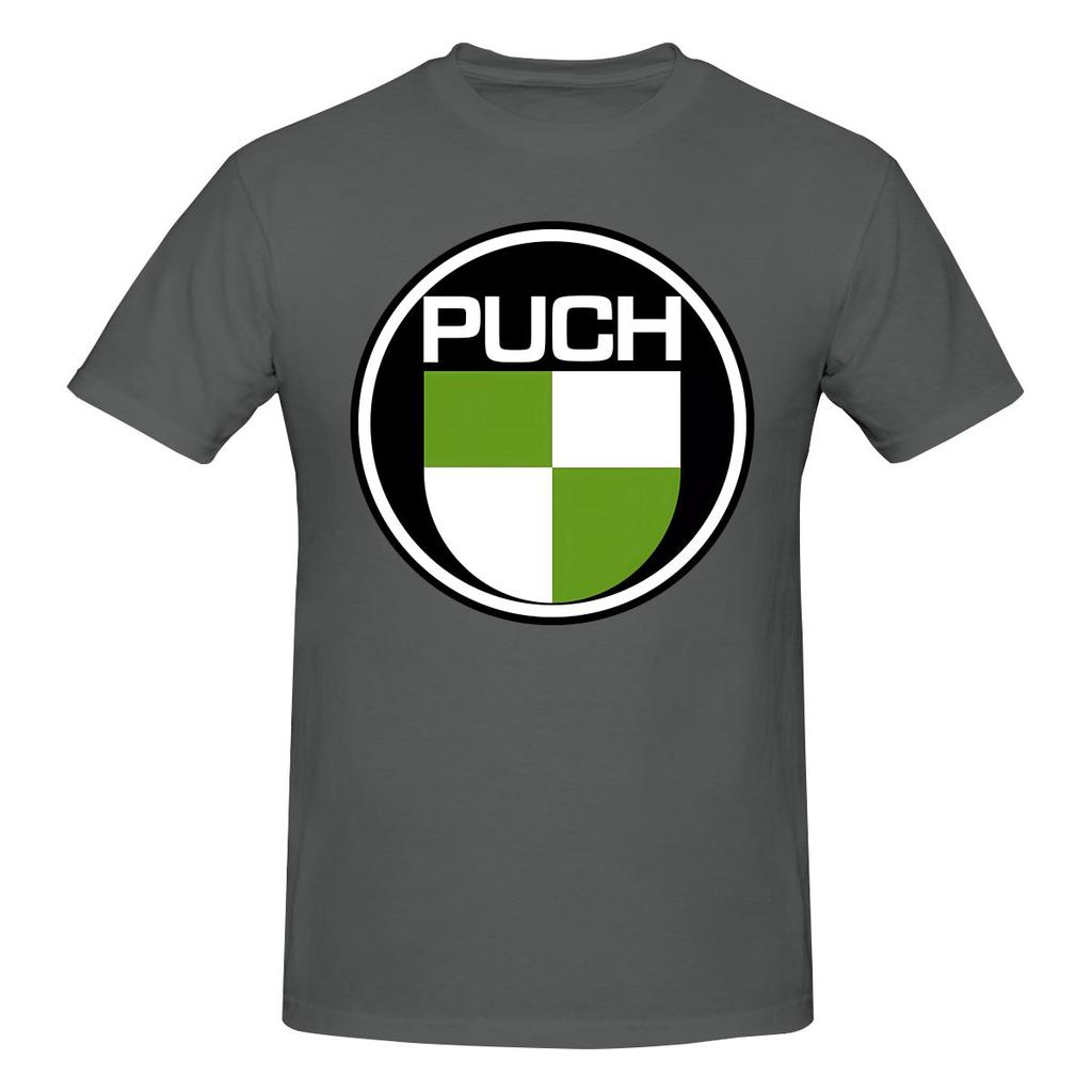 T-shirt Sportiva con Logo Puch Sportiva Minimalista Colori Morandi T-shirt