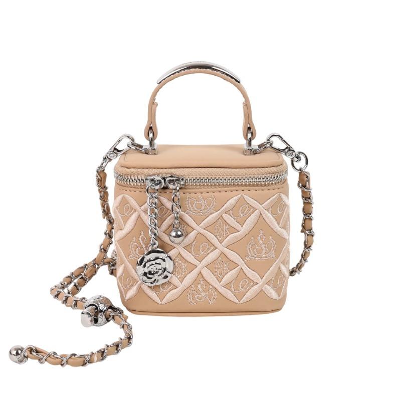 Rhombus chain portable box bag new simple women's bag casual temperament single shoulder crossbody small square bag