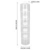 6 Pcs Stackable Spice Pot Spice Tower Spice Color Transparent Pot Seasoning Bottle For Kitchen