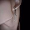 Personality Design Punk Goth Style Sword Drop Dangle Earrings For Men New Trend Hip Hop Rock Party Jewelry Y2K Accessories