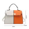 2025 neue Color-Block Umhängetasche Pendler Handtasche Premium Metallschloss Crossbody