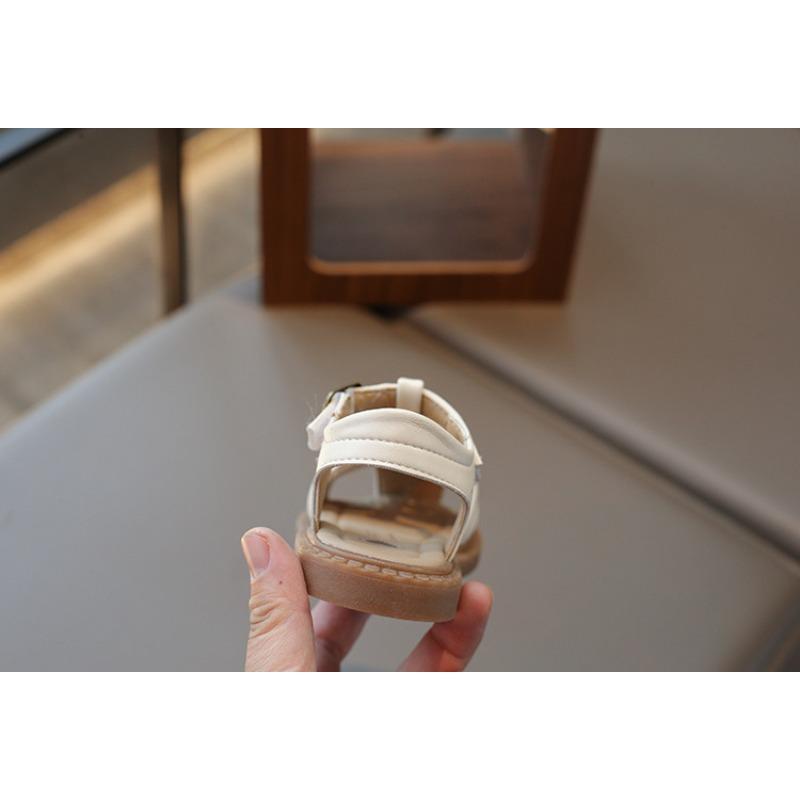 Closed-Toe Sandals for Girls and Boys Walkers Soft-Sole Anti-Slip Kids Beach Shoes, Toddler Casual Comfortable Footwear