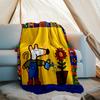 Maisy Mouse Theme Printed Blanket - Perfect for Couch, Bed, Travel & Outdoor Use | Machine Washable, Cozy & Durable.