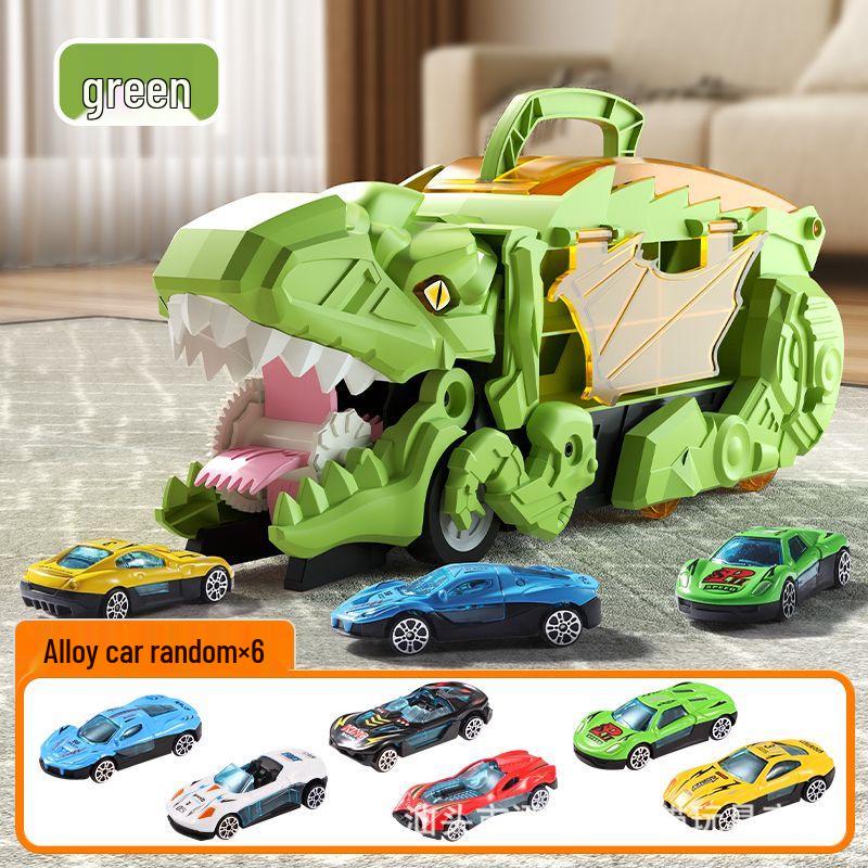 Children's Transforming T-Rex Inertial Car Toy for 3-Year-Olds