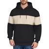 Men's Hooded Sweatshirt, Contrasting Color Sweatshirt, Sports   Casual Jacket