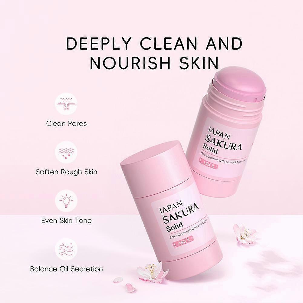 45g per pezzo (PER) $Laike Sakura maschera stick solida 45g maschera spalmabile cura del viso pulizia