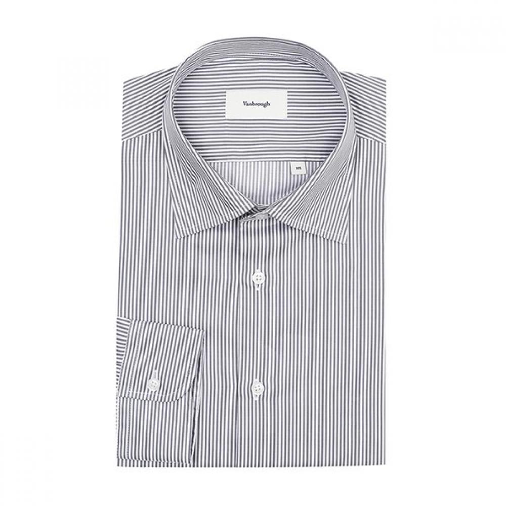 Vanbrough Stripe Semi Wide Classic Shirt Bzrsg1031 Gy
