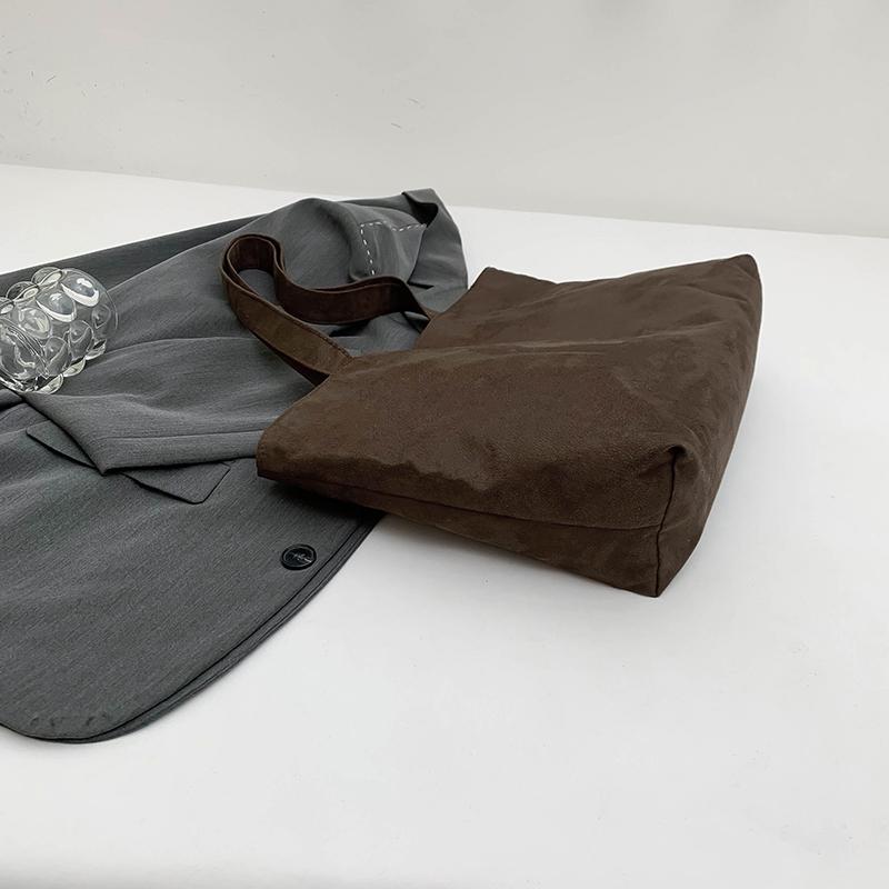 Yogodlns Матовая винтажная женская сумка Большая вместительная сумка через плечо — фото 15