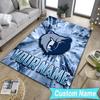 Custom NameGrizzly Marks Logo Design Carpet, Indoor Rug, Chair Rug, Living Rooms, Doormat Made From Polyester Home Decor Birthday Christmas Gifts