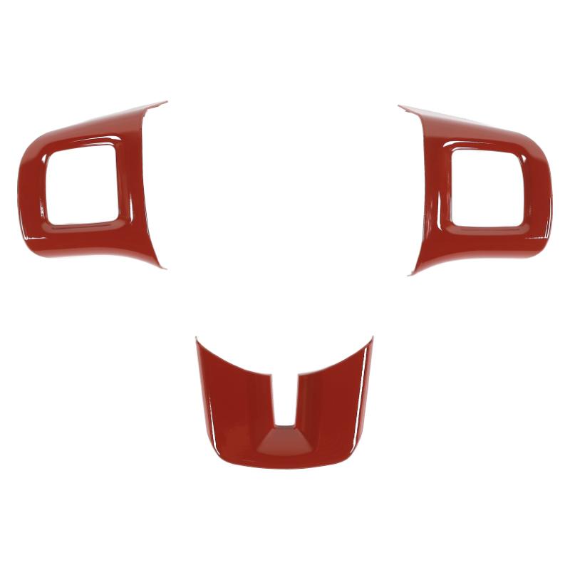 Car Steering Wheel Decoration Cover For Dodge Challenger Charger Durango Dart 2009-2014 Journey 2013-2022 Interior