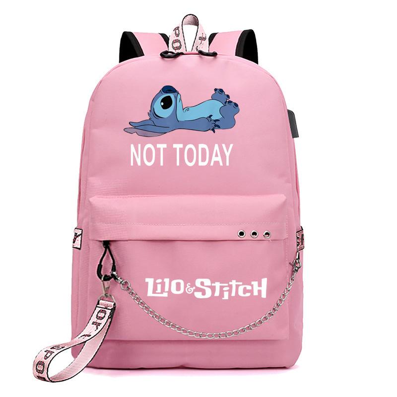 Cartoon Anime Printing Usb Stick Backpack Casual Middle School School Bag