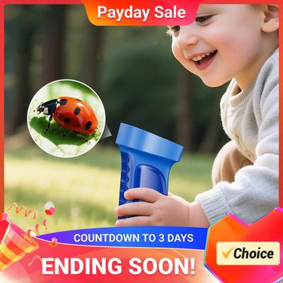 Portable Handheld Magnifying Glass 1000X Digital Microscope with 2.4 Inch IPS Screen Science Gifts for 3-12 Year Old Boys Girls