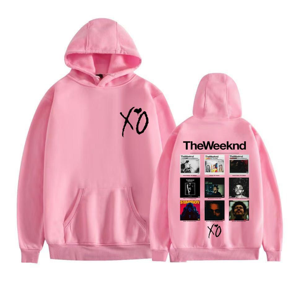 Rapper The Weeknd Album Cover Graphic Pullovers Men Women Clothing Vintage High Street Hoodies Oversized Sweatshirt Tops