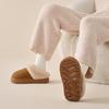 Platform Women Home Slippers Plush Warm Thick Bottom Slides Breathable Soft Non-slip Slippers