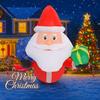 3.5FT Inflatable Toy Santa Claus Gift Bag Box Yard Lawn Party Decoration with LED Lights Christmas Home Supplies Ornaments Gift
