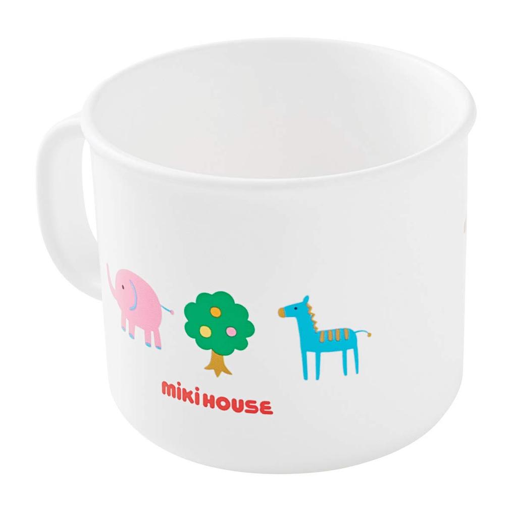 Miki House Jídelní sada pro chlapce a dívky 46-7123-827, Bílá,