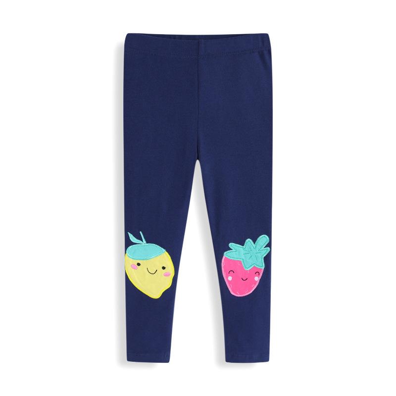 2026 Девичьи весенне-осенние леггинсы, Стильные длинные штаны для девочек, Модные детские брюки 2T recommended height 80-90cm