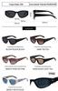 2026 Classic Small Square Frame Polarized Sunglasses - High-End European & American Street Style