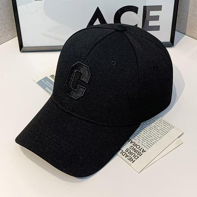 Hats for Men New C Letter Embroidered Baseball Cap Kpop Fashion Couple Snapback Cap Men and Women Sun Hats Chapeau Homme