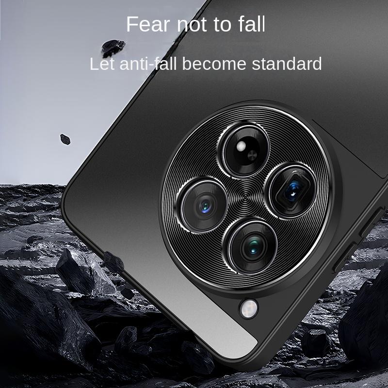 For OnePlus 12 12R Case Hard PC AG Matte Lens Protective Back Cover Case For OnePlus12 One Plus 12R 1+12 Full Cover Phone Shell